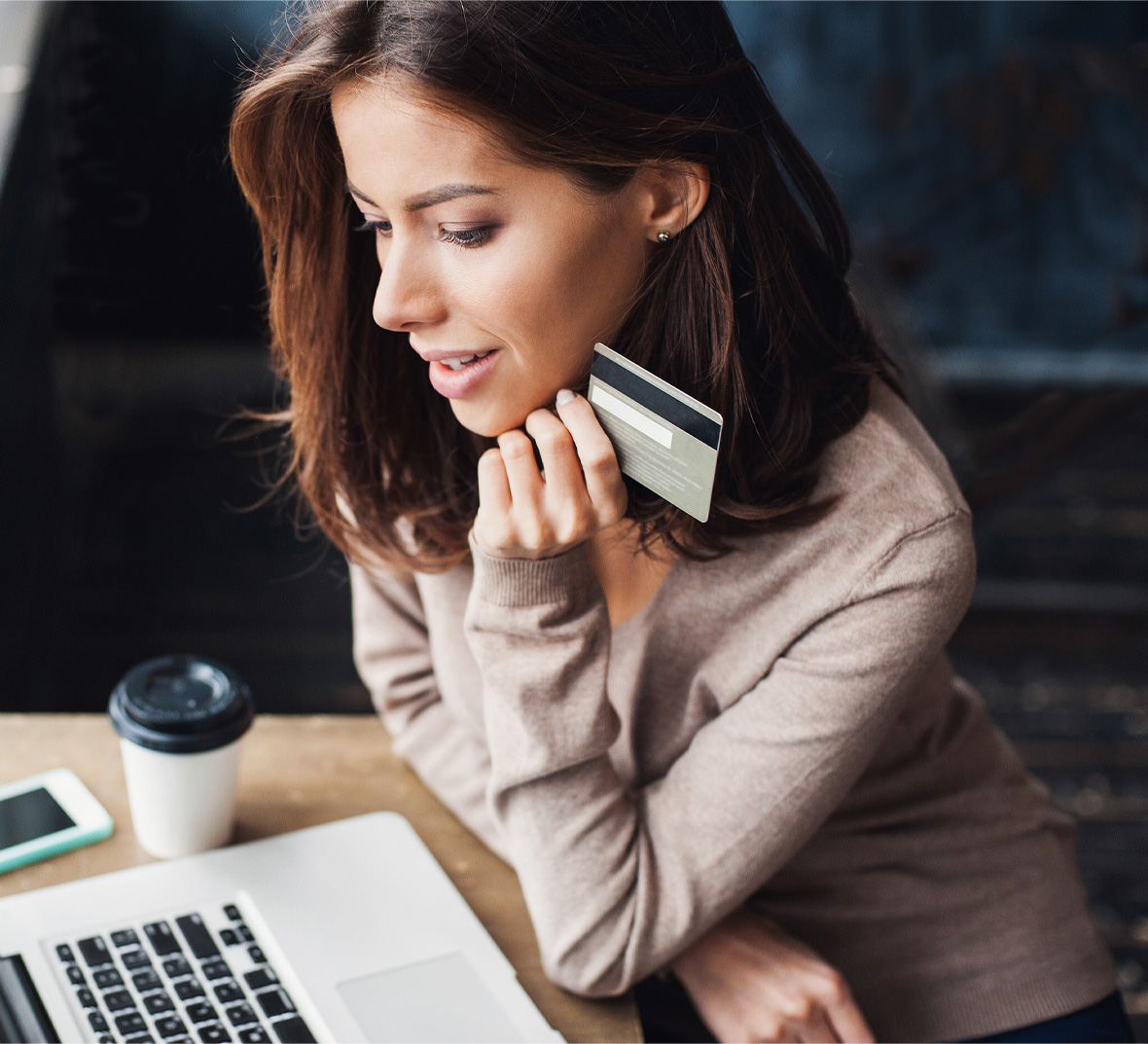 Woman with Credit Card