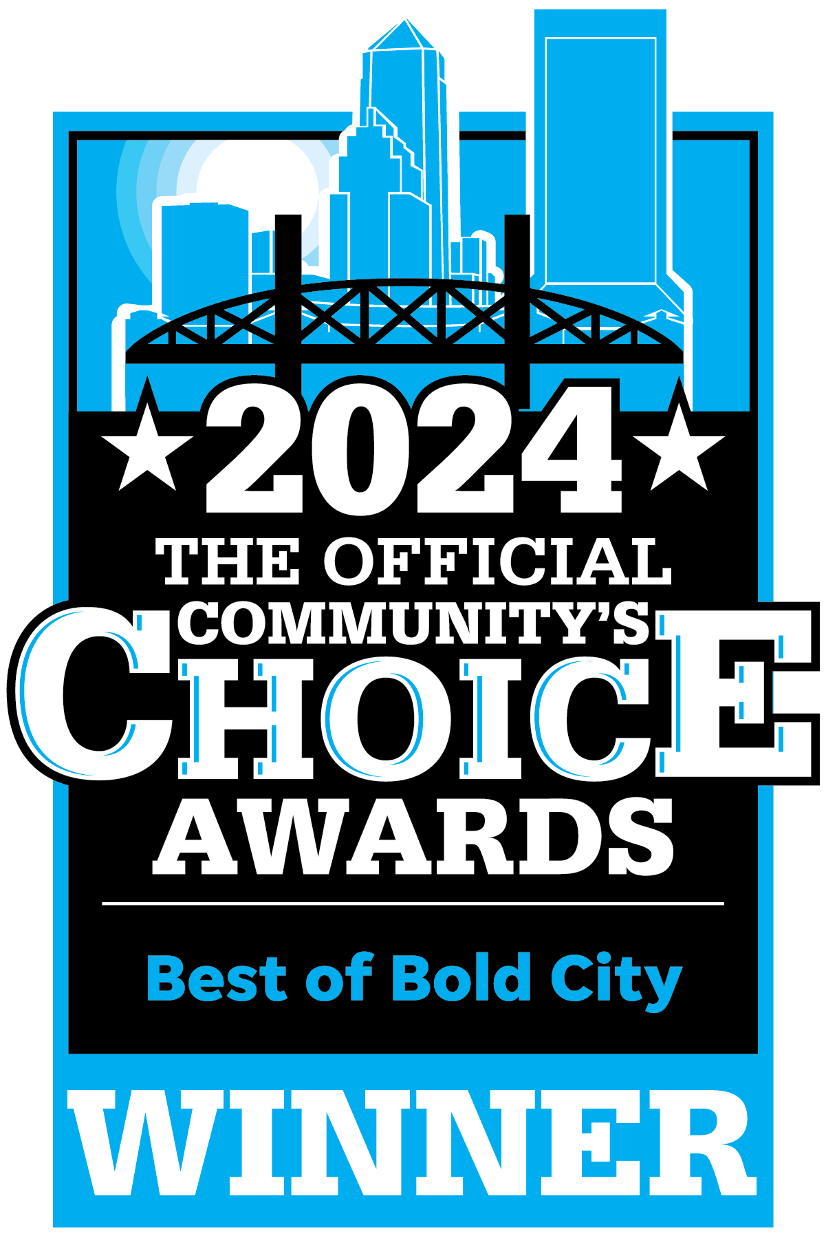 The Official Community's Choice Awards. 2024 Best of Bold City Winner.